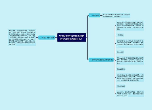 针对失血性休克病患的急救护理措施都有什么？