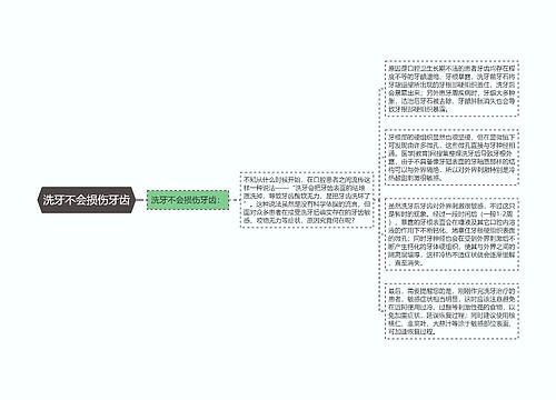 洗牙不会损伤牙齿