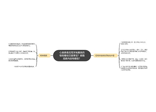 心衰患者应用洋地黄类药物有哪些注意事项？病情观察内容有哪些？