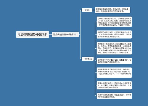 胃显微镜检查-中医内科