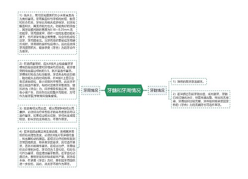 牙髓和牙周情况