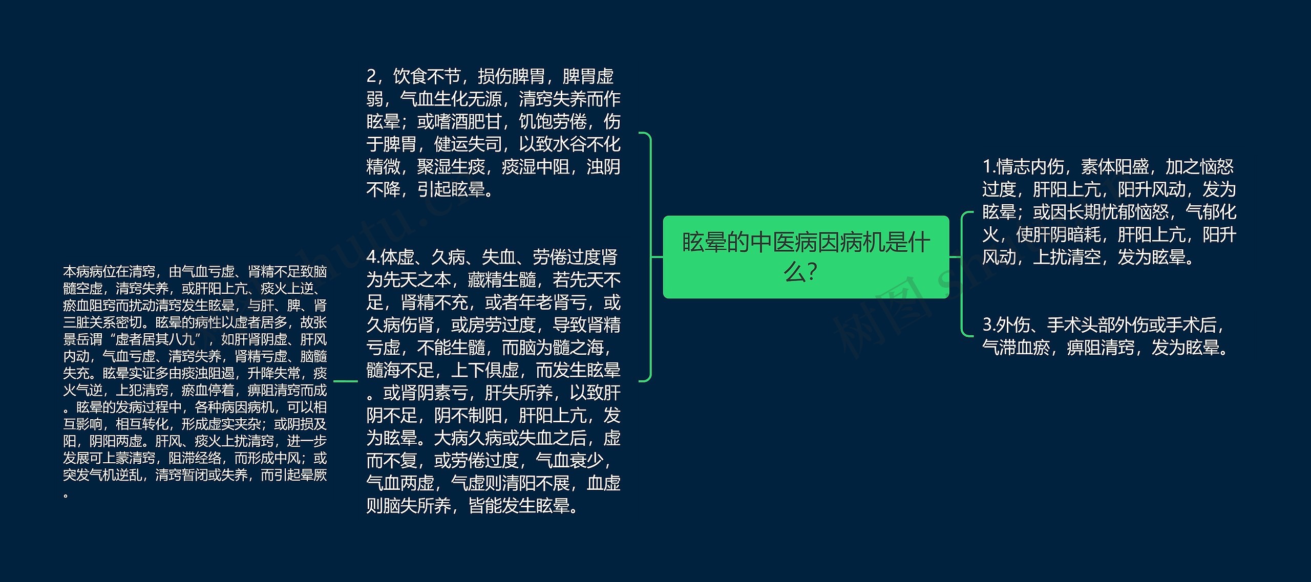 眩晕的中医病因病机是什么？