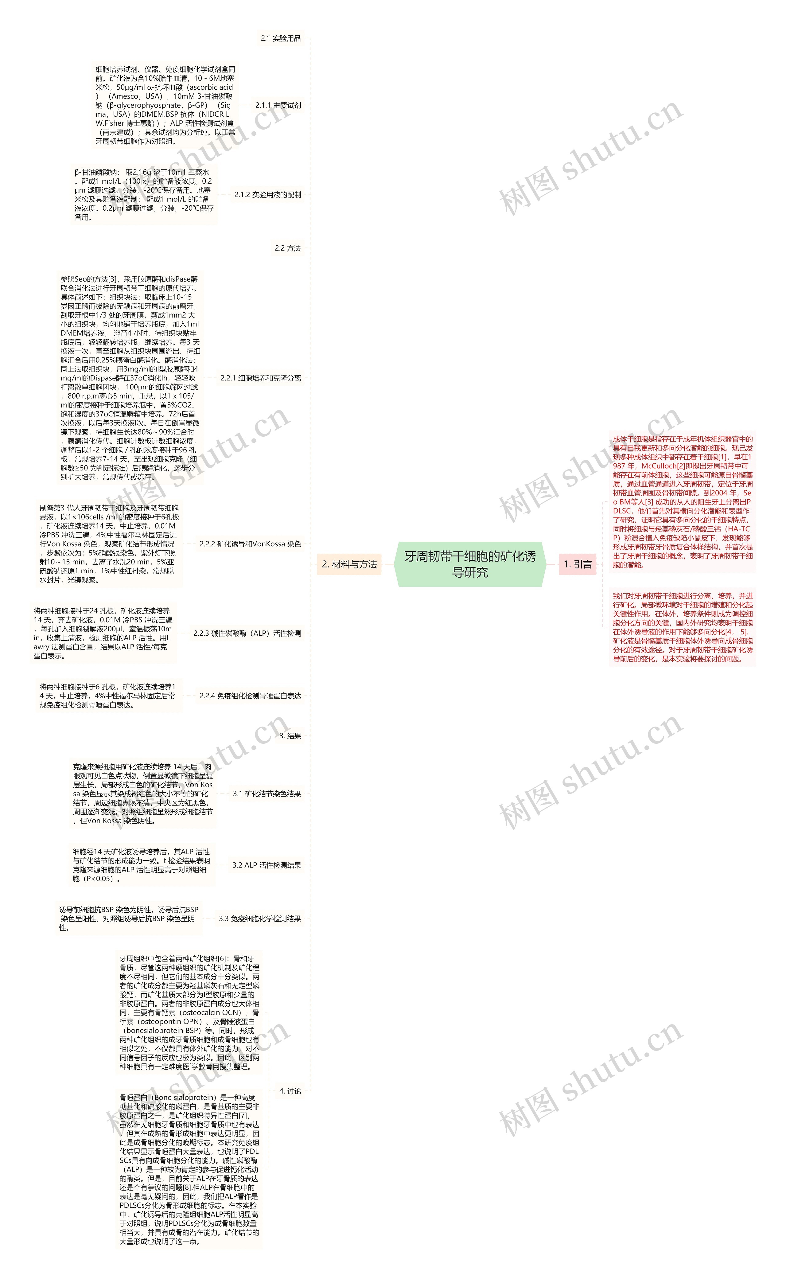 牙周韧带干细胞的矿化诱导研究 牙周韧带干细胞的矿化诱导研究