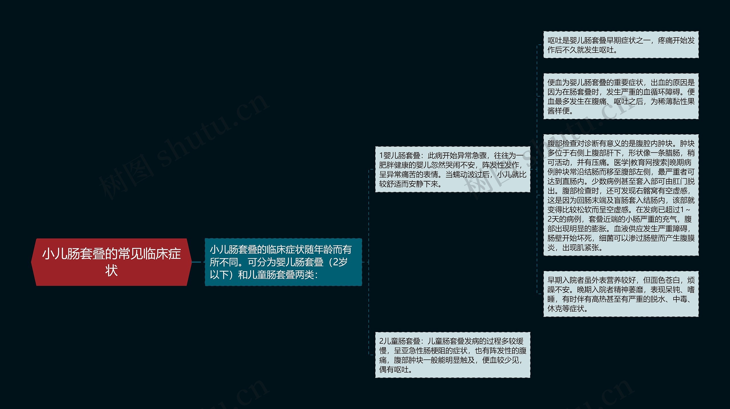 小儿肠套叠的常见临床症状