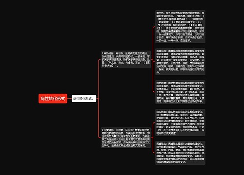 病性转化形式