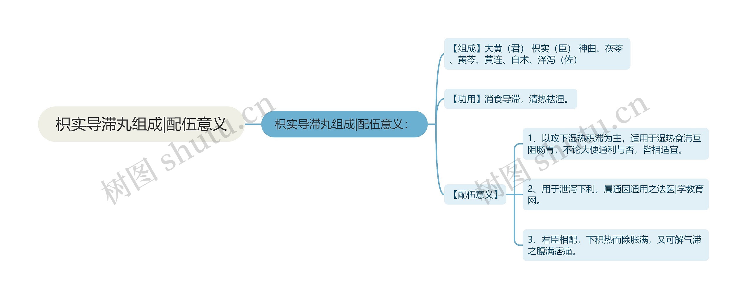 枳实导滞丸组成|配伍意义