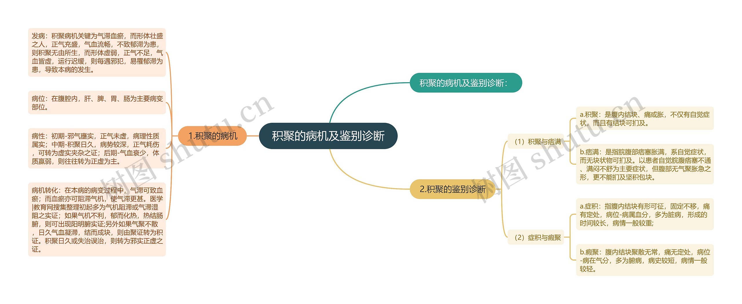 积聚的病机及鉴别诊断