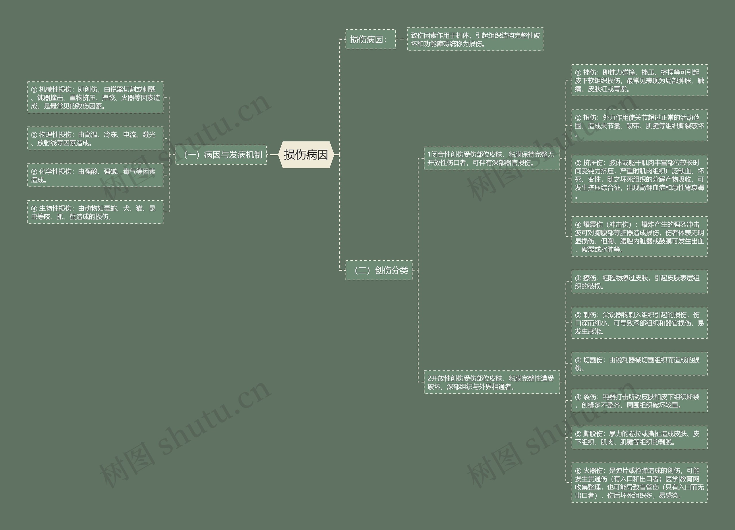 损伤病因 损伤病因
