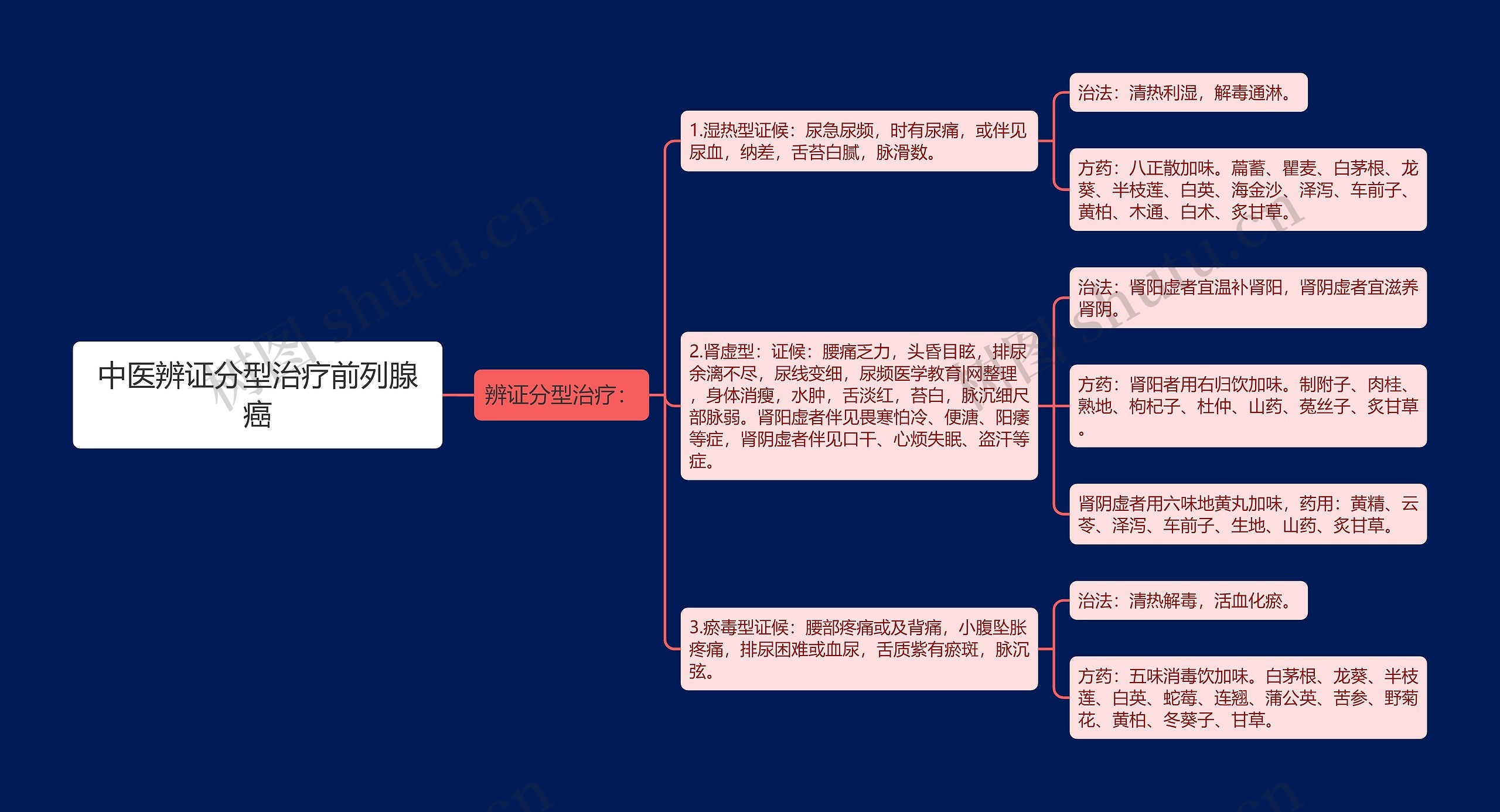 中医辨证分型治疗前列腺癌