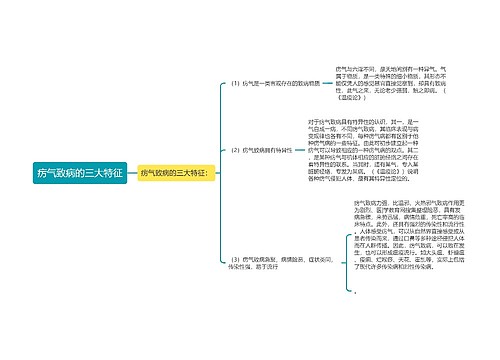 疠气致病的三大特征