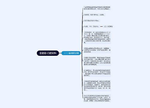 全瓷冠-口腔材料