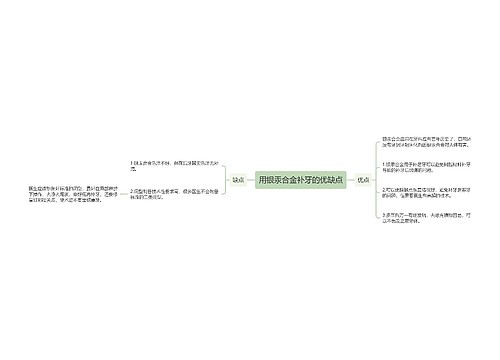 用银汞合金补牙的优缺点