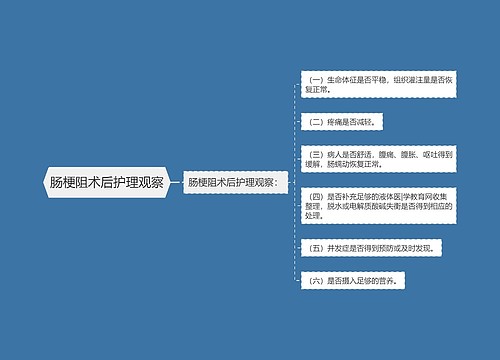 肠梗阻术后护理观察