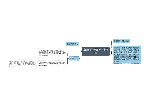 血清肌酐/英文名称/参考值