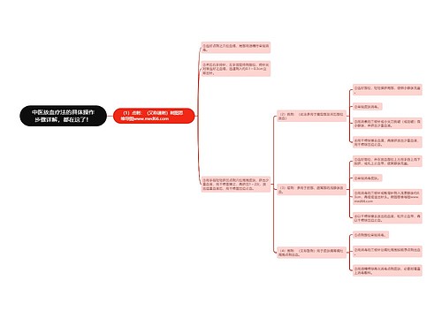 中医放血疗法的具体操作步骤详解，都在这了！