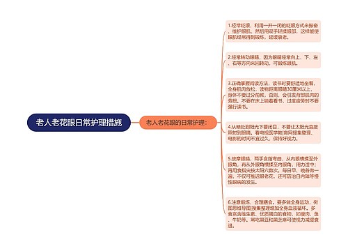 老人老花眼日常护理措施