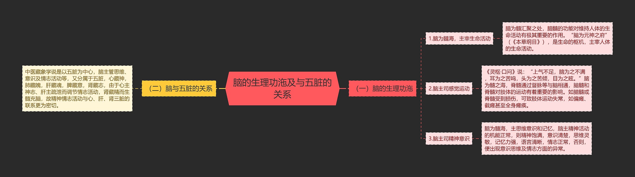 脑的生理功沲及与五脏的关系 脑的生理功沲及与五脏的关系
