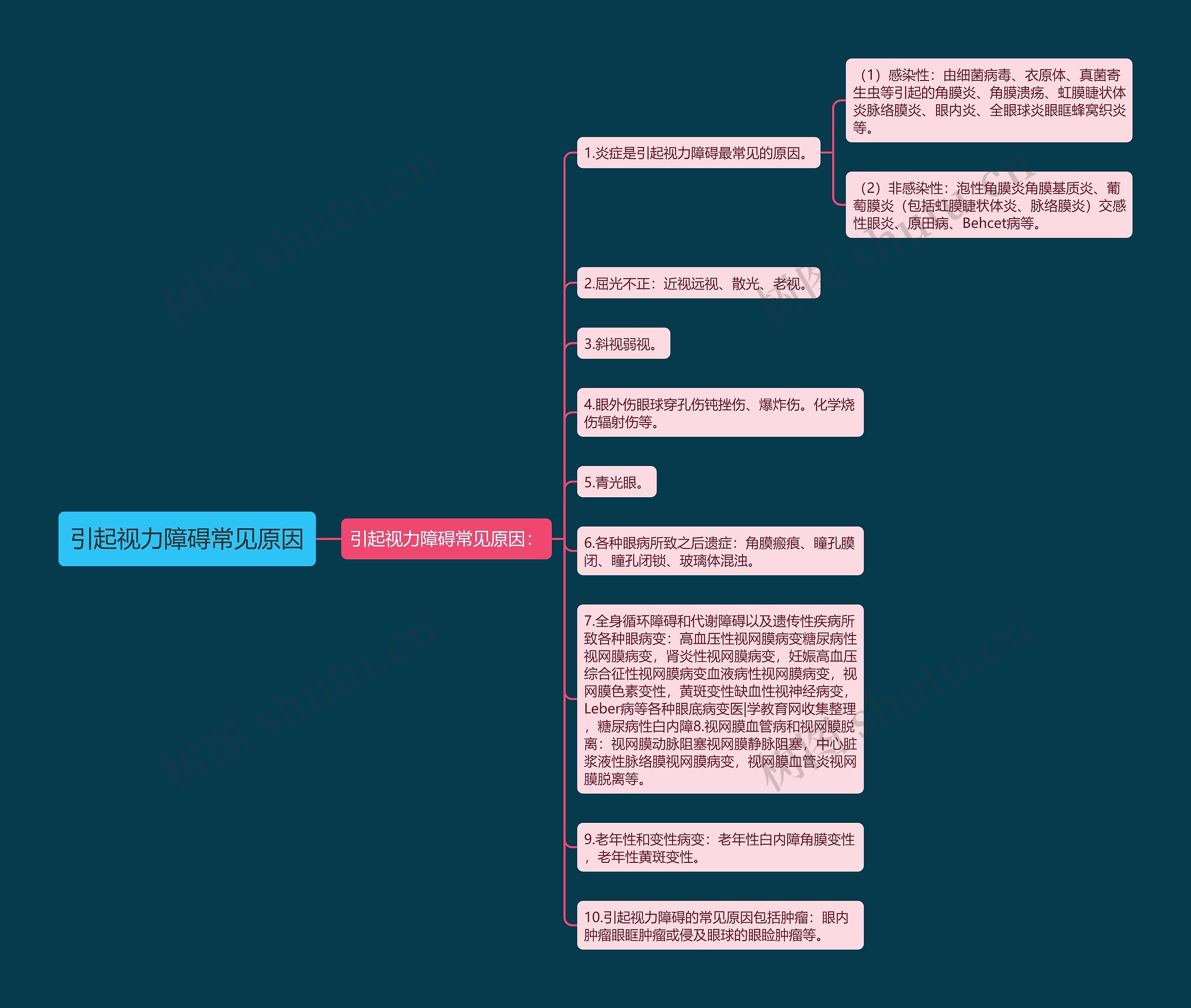 引起视力障碍常见原因 引起视力障碍常见原因