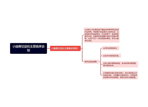 小脑幕切迹疝主要临床表现