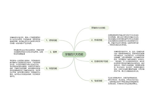 牙髓的六大功能