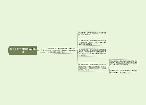 腰椎间盘突出症疾病的概念