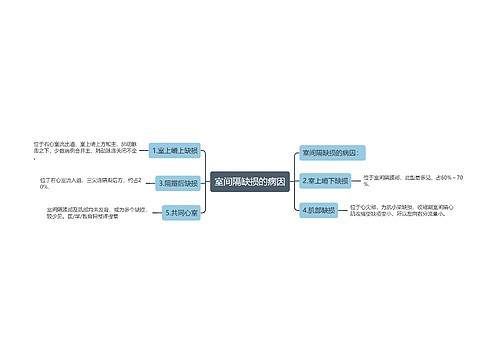 室间隔缺损的病因