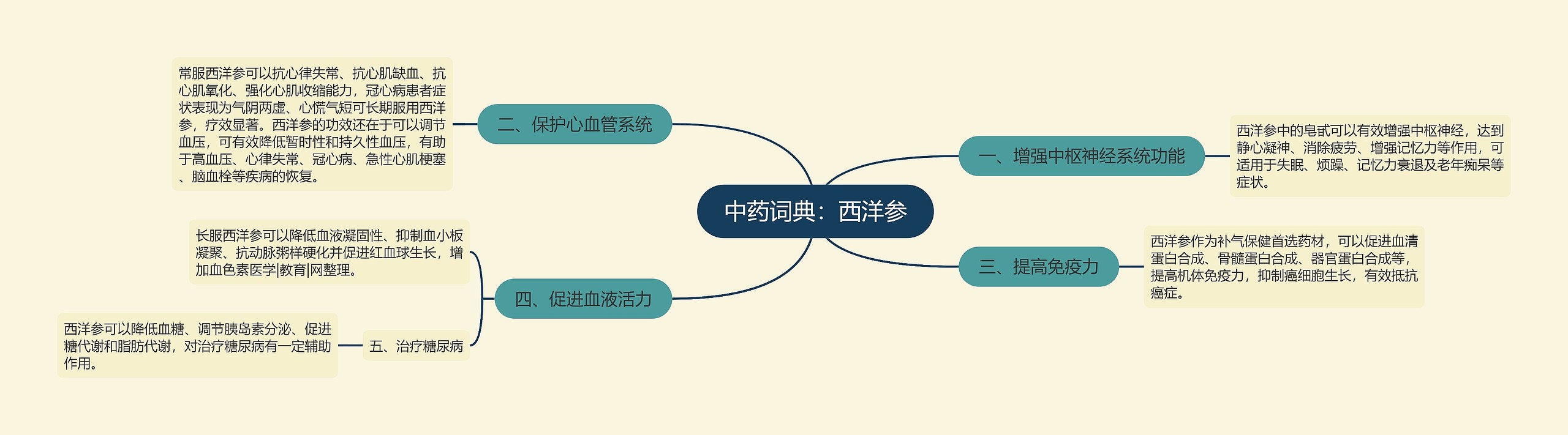 中药词典：西洋参