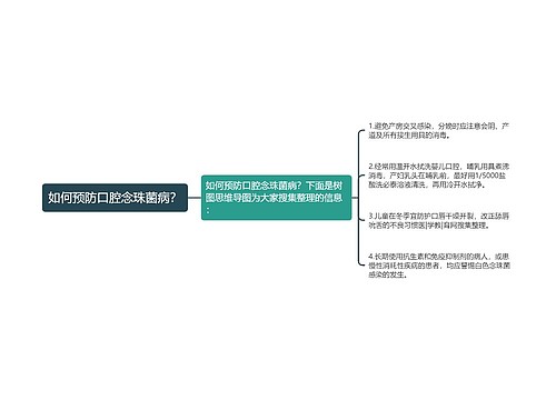 如何预防口腔念珠菌病？