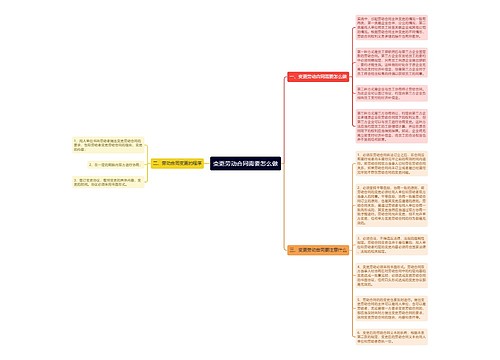 变更劳动合同需要怎么做