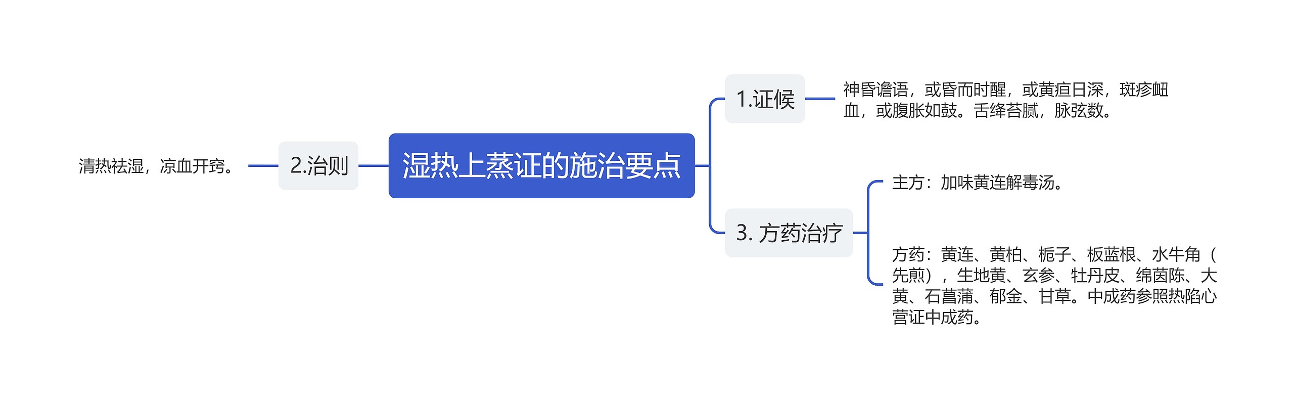 湿热上蒸证的施治要点