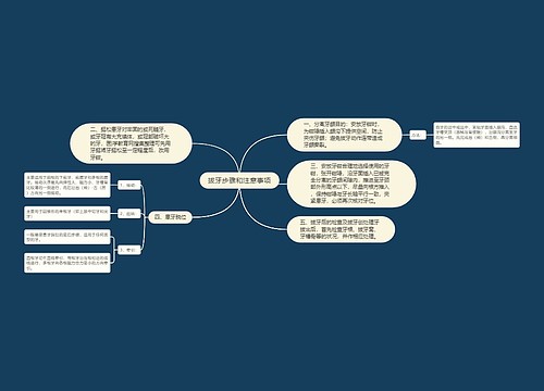 拔牙步骤和注意事项