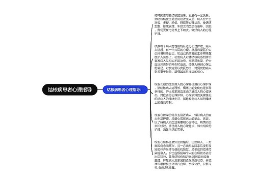 结核病患者心理指导