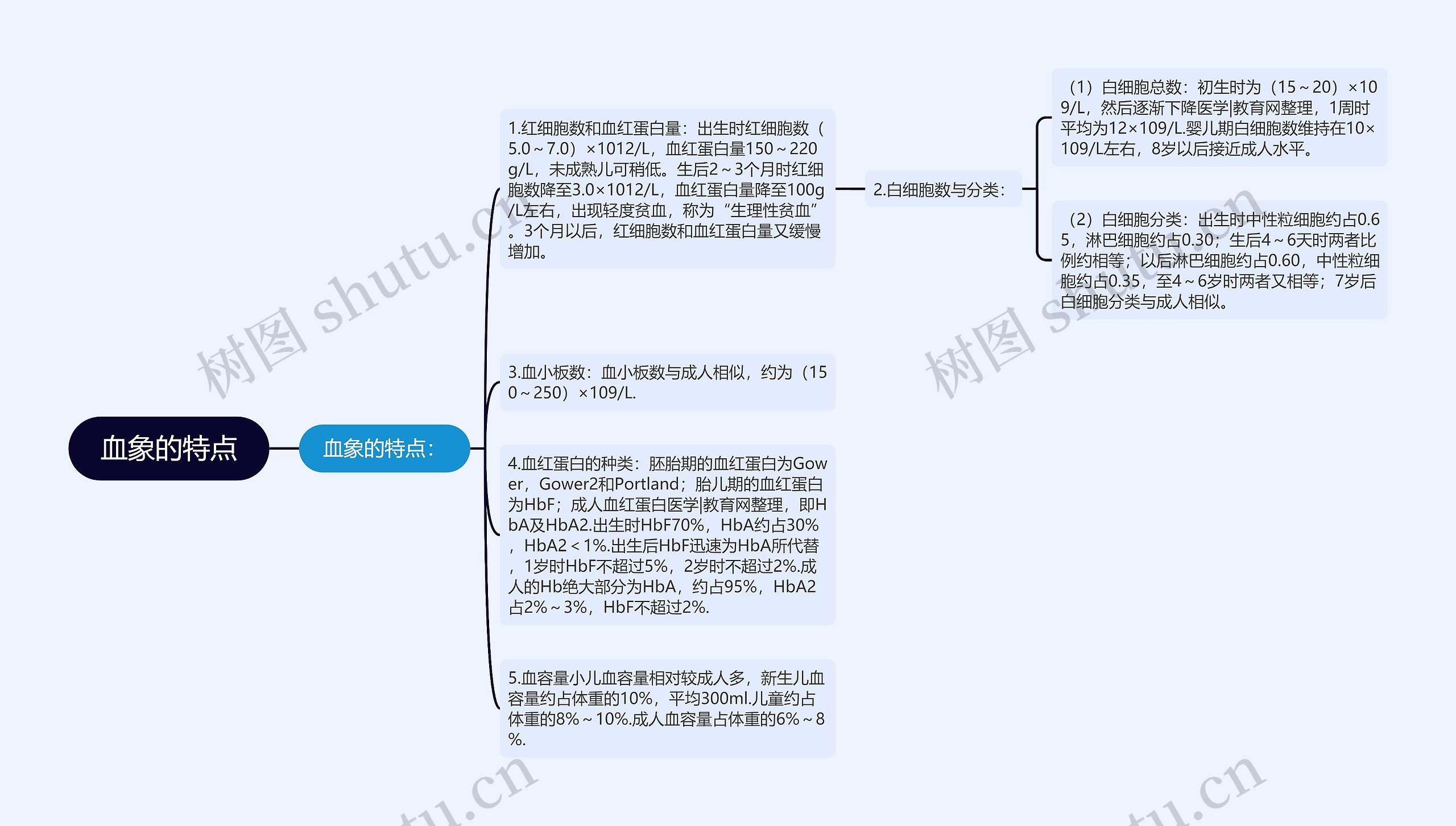 血象的特点