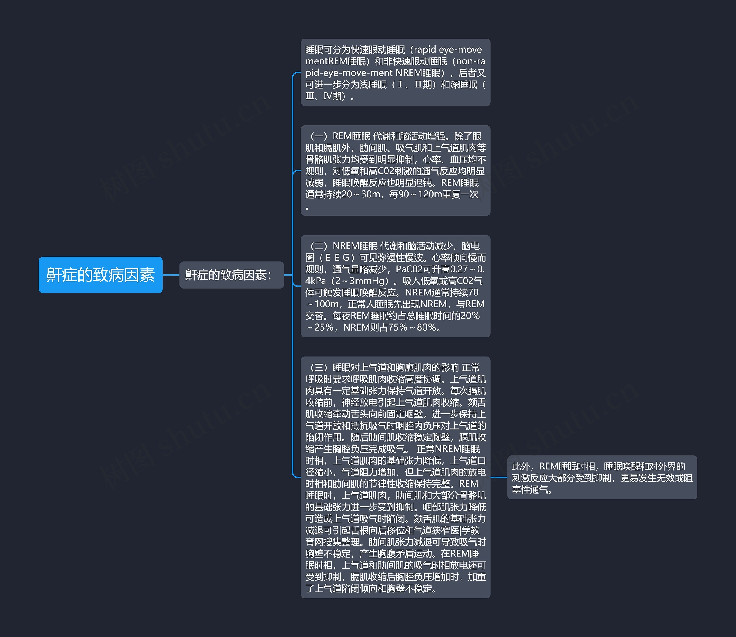 鼾症的致病因素