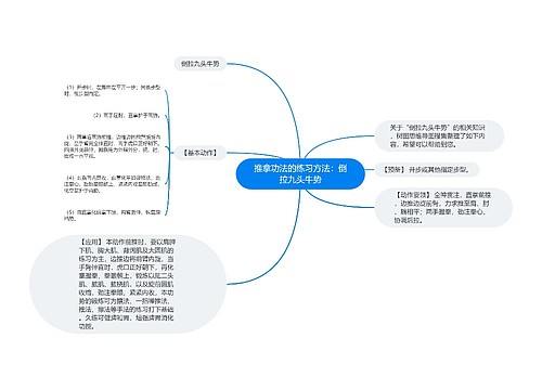 推拿功法的练习方法：倒拉九头牛势