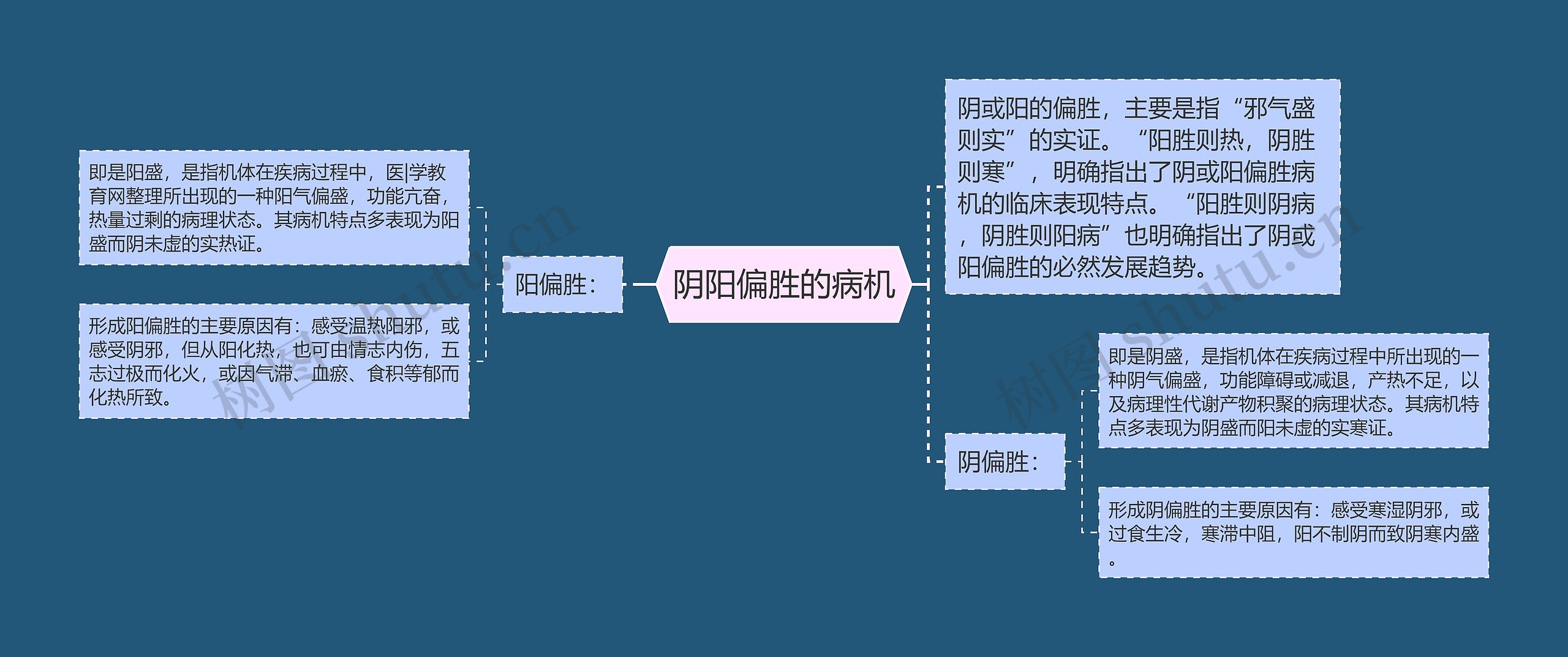 阴阳偏胜的病机