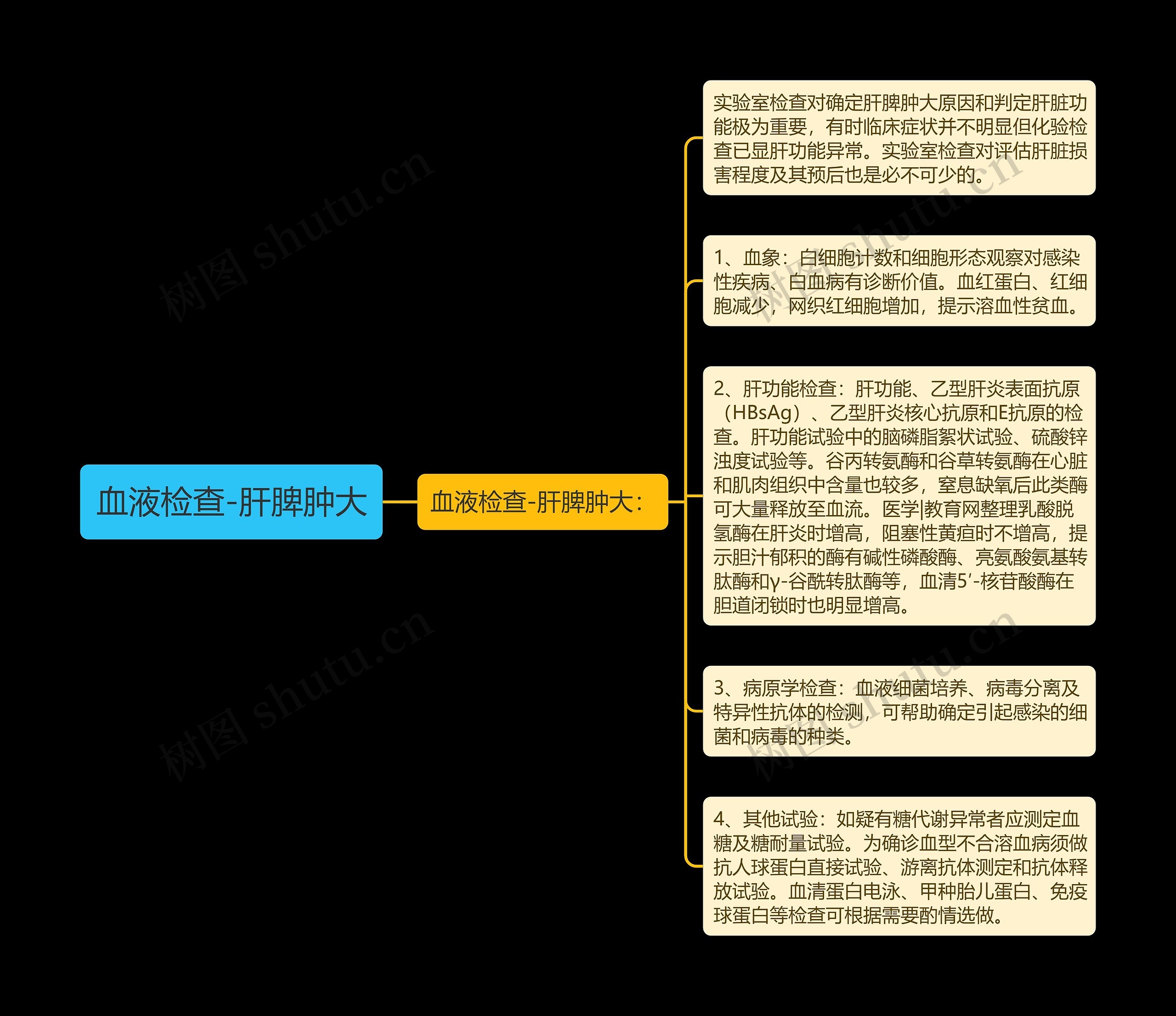 血液检查-肝脾肿大 血液检查-肝脾肿大