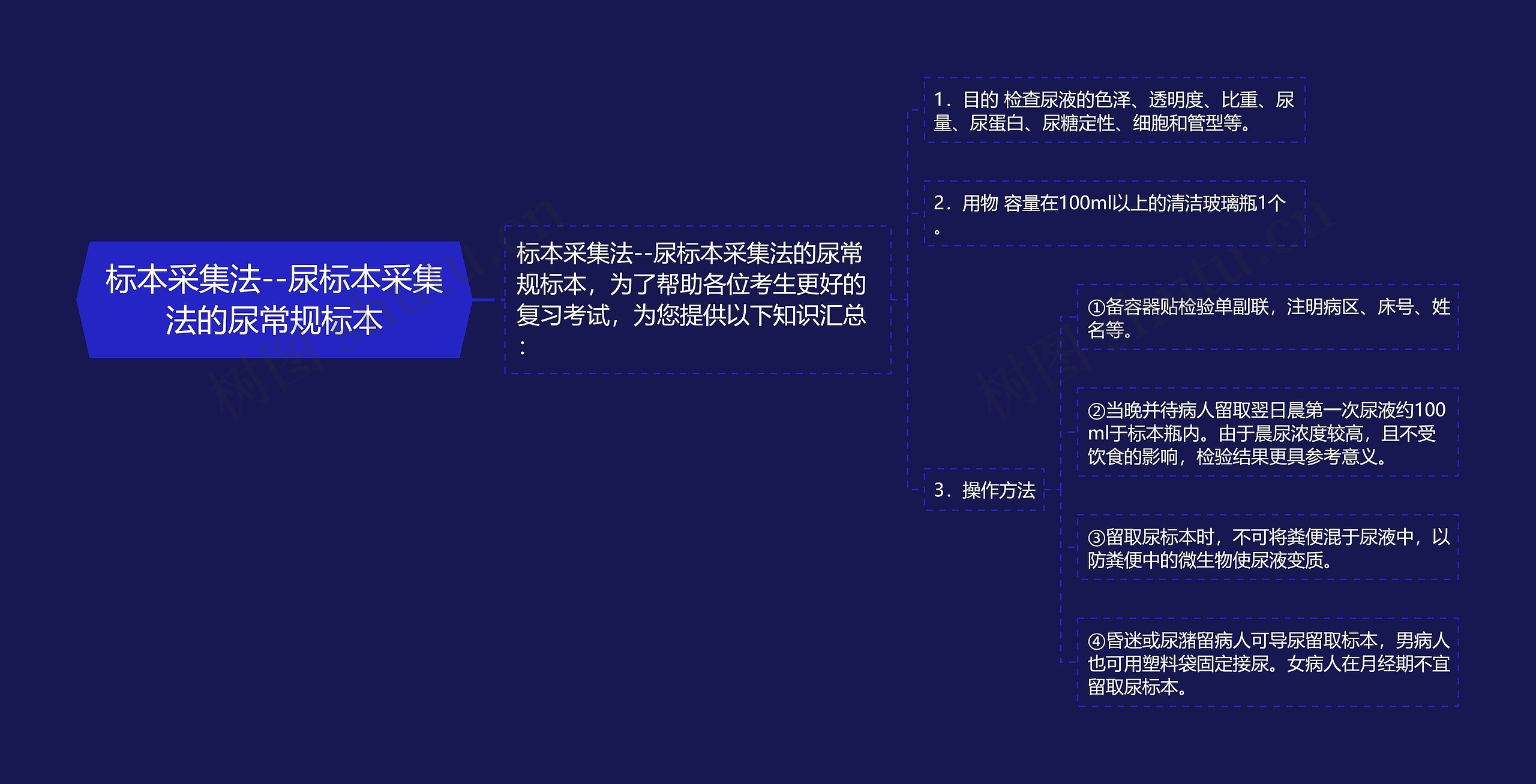 标本采集法--尿标本采集法的尿常规标本