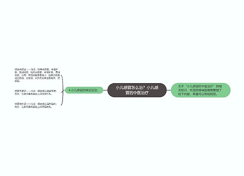 小儿感冒怎么治？小儿感冒的中医治疗