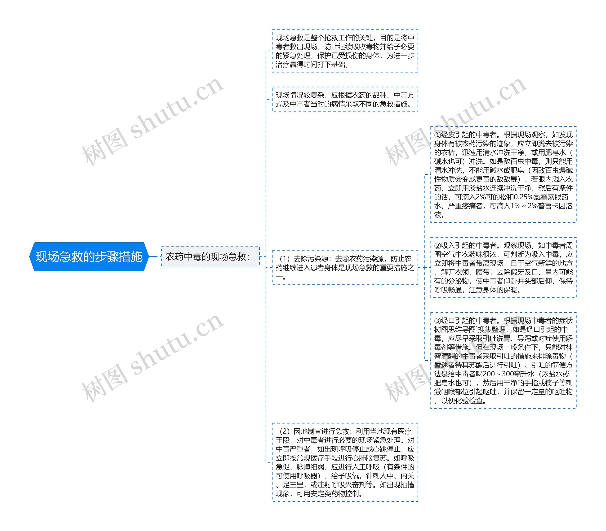 现场急救的步骤措施