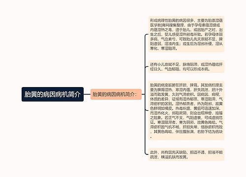 胎黄的病因病机简介