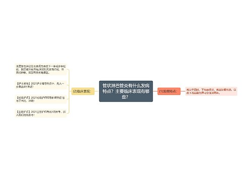 管状淋巴管炎有什么发病特点？主要临床表现有哪些？