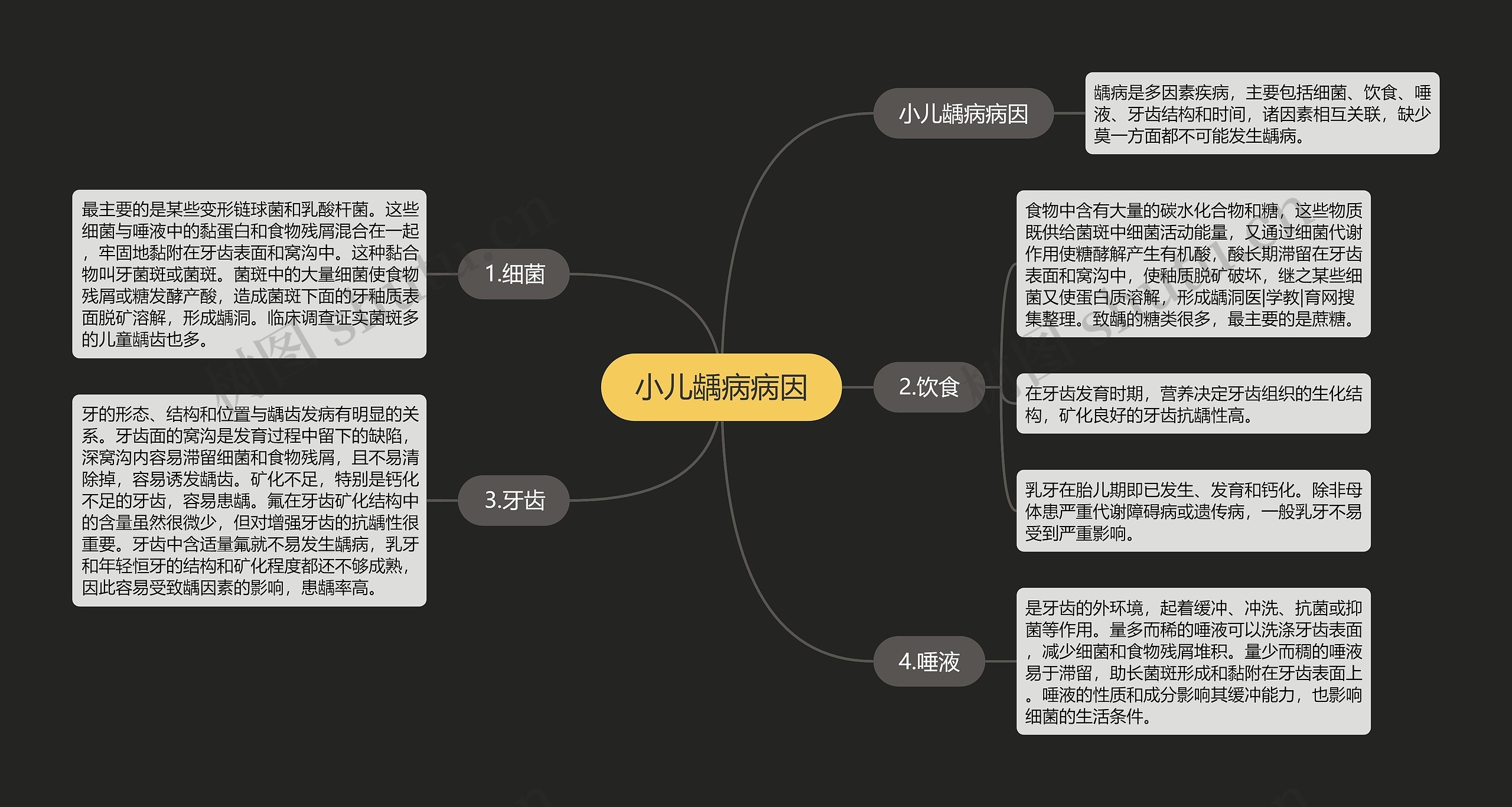 小儿龋病病因