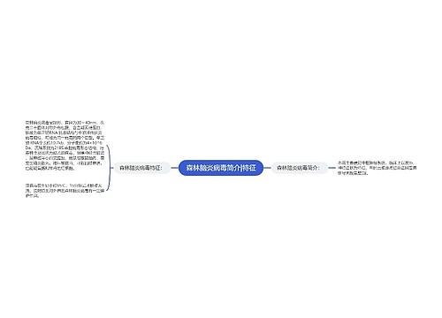 森林脑炎病毒简介|特征