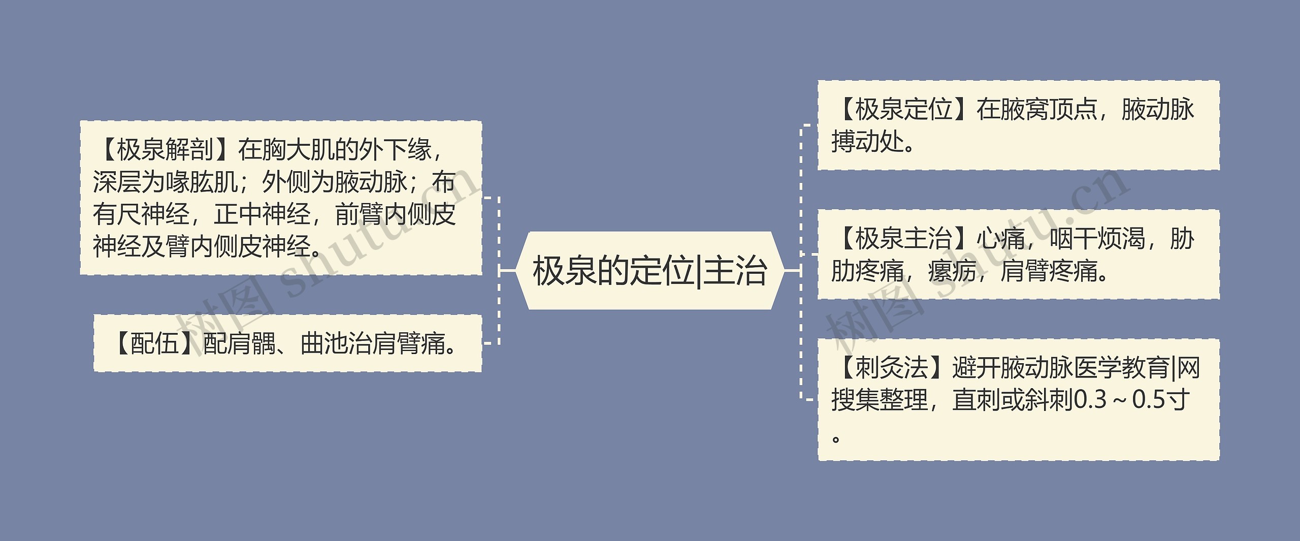 极泉的定位|主治思维导图