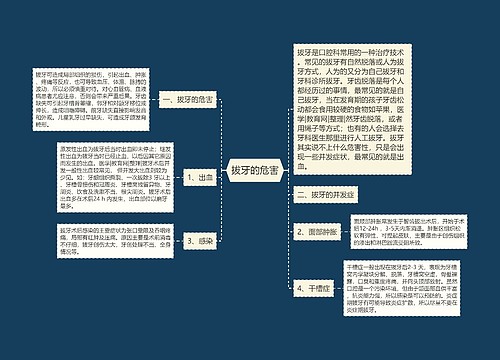 拔牙的危害