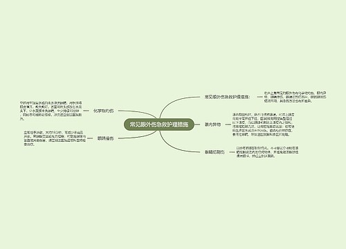 常见眼外伤急救护理措施