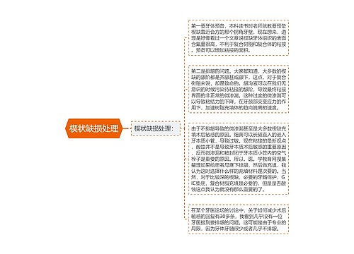楔状缺损处理
