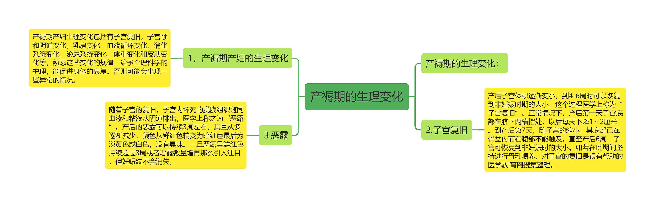 产褥期的生理变化