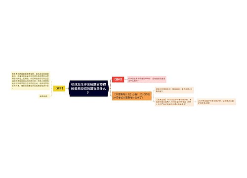 机体发生多系统器官障碍时最易受损的器官是什么？